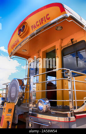 La fine del trasporto della Big Boy 4014 della Union Pacific Railroad anniversario tour a Tucson AZ Foto Stock