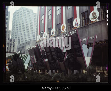 Nazioni Unite presentano da OWI al Rockefeller Plaza, New York, N.Y. Foto Stock