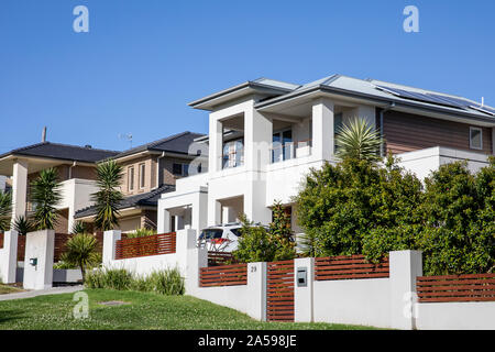 Sydney case residenziali in una tipica strada australiano in Balgowlah,North Sydney, Australia Foto Stock