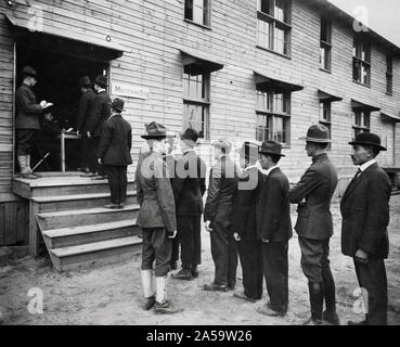 Camp Upton, Yaphank, Long Island, raduno Office ca. 1917-1918 Foto Stock