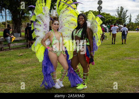 Il carnevale di Miami 2019; Miami Dade County e Expo, Miami, Florida Foto Stock