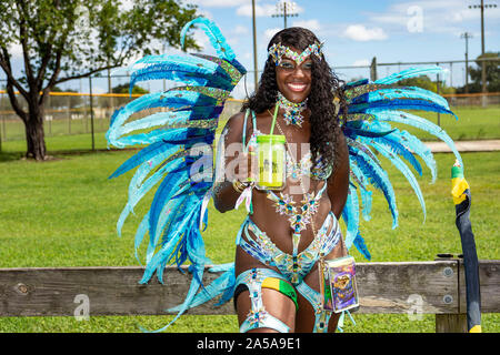 Il carnevale di Miami 2019; Miami Dade County e Expo, Miami, Florida Foto Stock