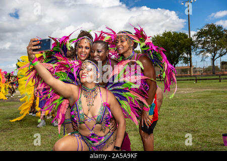 Il carnevale di Miami 2019; Miami Dade County e Expo, Miami, Florida Foto Stock