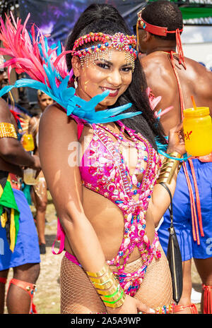 Il carnevale di Miami 2019; Miami Dade County e Expo, Miami, Florida Foto Stock