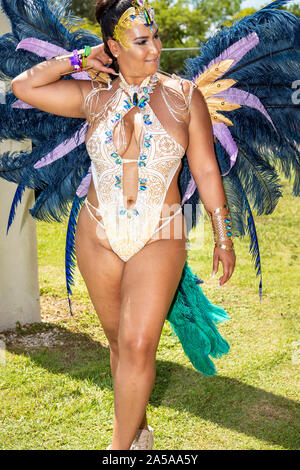 Il carnevale di Miami 2019; Miami Dade County e Expo, Miami, Florida Foto Stock