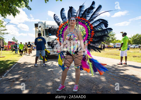 Il carnevale di Miami 2019; Miami Dade County e Expo, Miami, Florida Foto Stock