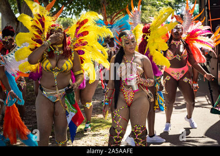 Il carnevale di Miami 2019; Miami Dade County e Expo, Miami, Florida Foto Stock
