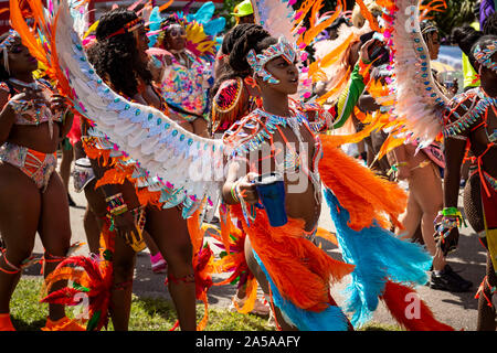 Il carnevale di Miami 2019; Miami Dade County e Expo, Miami, Florida Foto Stock
