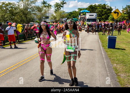 Il carnevale di Miami 2019; Miami Dade County e Expo, Miami, Florida Foto Stock