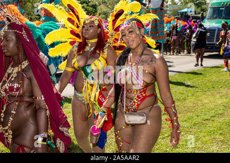 Il carnevale di Miami 2019; Miami Dade County e Expo, Miami, Florida Foto Stock