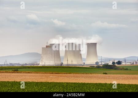 Impianto nucleare Foto Stock