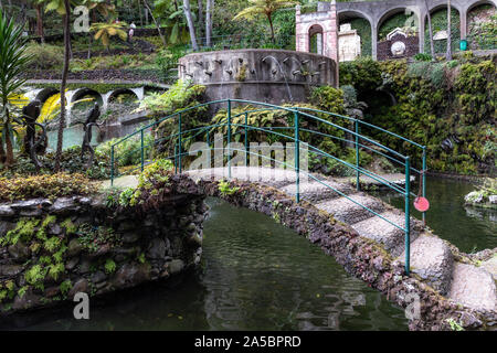 Monte Palace Tropical Garden, Funchal, Madeira, Portogallo Foto Stock
