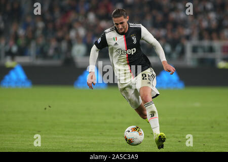 Torino, Italia. Xix oct, 2019. 25 Adrien Rabiot (JUVENTUS)durante la Juventus FC vs Bologna FC, italiano di calcio di Serie A del campionato Gli uomini a Torino, Italia, 19 Ottobre 2019 - LPS/Claudio Benedetto Credito: Claudio Benedetto/LP/ZUMA filo/Alamy Live News Foto Stock