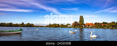 L'acqua a Thorpeness Suffolk Foto Stock