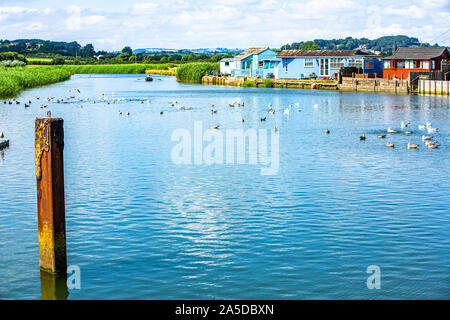 Porto di Bridport e insenatura a Bridport, West Bay, Dorset Foto Stock