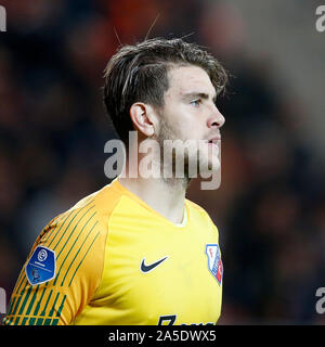 Utrecht, Paesi Bassi. Xix oct, 2019. UTRECHT, 19-10-2019, Stadio Galgenwaard, stagione 2019/2020, olandese Eredivisie, FC Utrecht portiere Maarten Paes durante la partita FC Utrecht - PSV. Credito: Pro scatti/Alamy Live News Foto Stock
