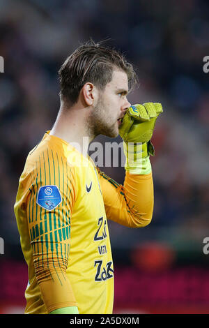 Utrecht, Paesi Bassi. Xix oct, 2019. UTRECHT, 19-10-2019, Stadio Galgenwaard, stagione 2019/2020, olandese Eredivisie FC Utrecht portiere Maarten Paes durante la partita FC Utrecht - PSV. Credito: Pro scatti/Alamy Live News Foto Stock