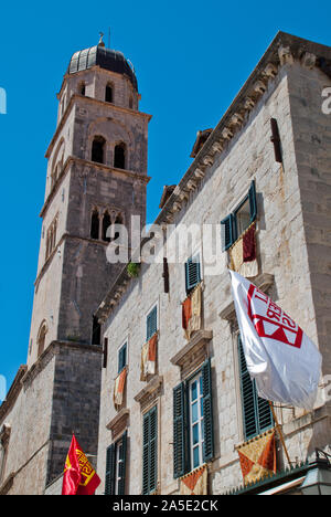 San Salvatore (Dubrovnik, Croazia) è una piccola chiesa votiva situato nel centro storico di Dubrovnik. È dedicato a Gesù Cristo Foto Stock