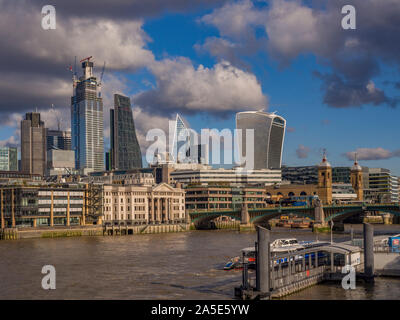 20 Fenchurch Street edificio (il) Walkie-Talkie, Londra, Regno Unito. Foto Stock