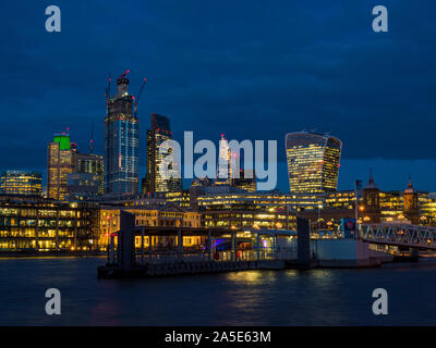 20 Fenchurch Street edificio (il) Walkie-Talkie, Londra, Regno Unito. Foto Stock