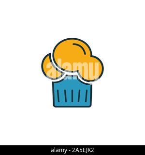 Chef Hat icon set. Quattro elementi in diversi stili da un fast food raccolta di icone. Creativo chef's hat icone riempito, contorno, colorata e piatto Illustrazione Vettoriale