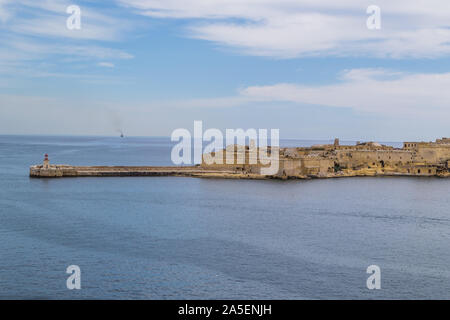 La Valletta è una bella e storica città e altri luoghi affascinanti sull isola di Malta. Foto Stock