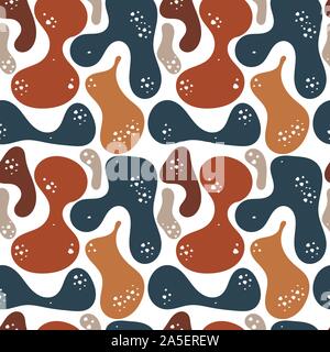 Colorati alla moda moderno vettore seamless pattern illustrazione dello sfondo con elementi astratti Illustrazione Vettoriale