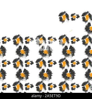 Seamless pattern astratti arte. Texture con dipinto a mano attraversando tratti di pennello per la stampa. Pelo di animali la texture dello sfondo. Una grafica moderna. Vector illu Illustrazione Vettoriale