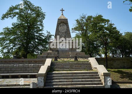 Monumento ad Alessandro imperatore II di Russia (Alessandro Liberatore) sulla collina Bunarjik. Plovdiv è la seconda città più grande della Bulgaria. Foto Stock