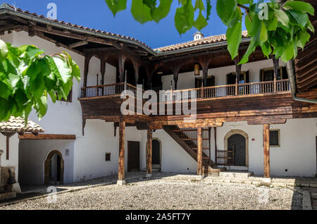 Srvo's house è un ben conservato Ottoman merchant House nella città vecchia di Sarajevo Foto Stock