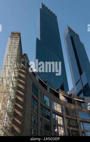 Time Warner Center a Columbus Circle, NYC Foto Stock
