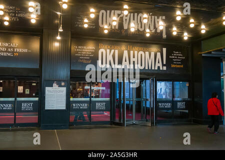 Oklahoma su Broadway presso il circolo in Piazza Teatro, NYC, STATI UNITI D'AMERICA Foto Stock