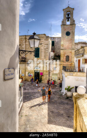 L'Italia, Puglia, Otranto, old town Foto Stock