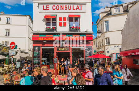 Il ristorante le consulat Foto Stock