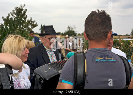 ARADAC, Serbia, Settembre 07, 2019. Tradizionale celebrazione di inizio della vendemmia che si svolge ogni anno all inizio di Septe Foto Stock