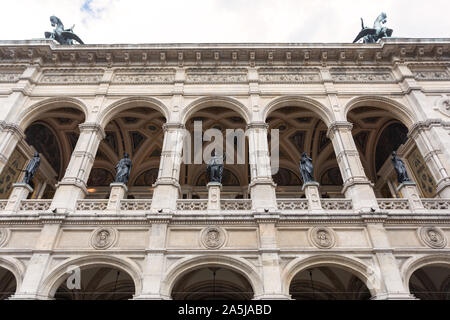 Di Vienna State Opera House, Austria Foto Stock