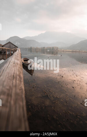 Kochelsee in Germania Foto Stock