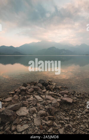 Kochelsee in Germania Foto Stock