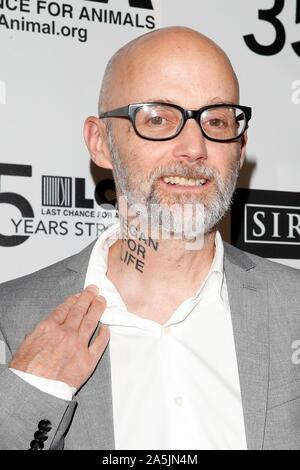 Moby presso gli arrivi per ultima chance per animali" trentacinquesimo anniversario di gala, il Beverly Hilton Hotel di Beverly Hills, CA 19 ottobre 2019. Foto di: Priscilla concedere/Everett Collection Foto Stock