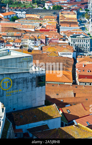 Città di Porto e di Vila Nova de Gaia, Ponte Luiz I Portogallo settentrionale Foto Stock