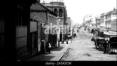 Murray Street, Hobart (c1880) - - Obbligatorio Photo credit: TAHO Foto Stock