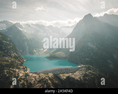 Gelmersee in Svizzera Foto Stock