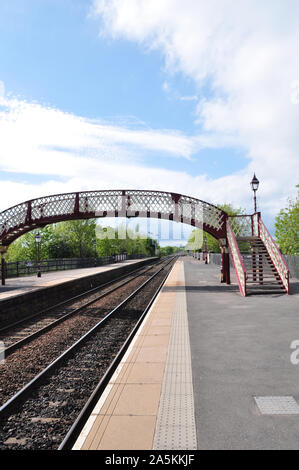 Appleby station - accontentarsi di linea di Carlisle, Cumbria Foto Stock