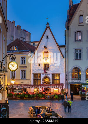 Peppersack Ristorante medievale, Tallinn, Estonia Foto Stock