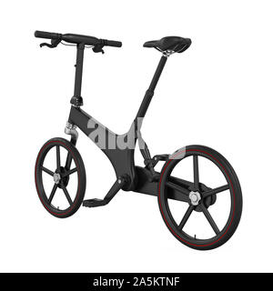 Bicicletta elettrica isolata Foto Stock