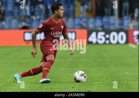 Justin Kluivert (Roma) durante la Sampdoria vs come Roma, Genova, Italia, 20 ott 2019, Calcio Calcio italiano di Serie A del campionato Gli uomini Foto Stock