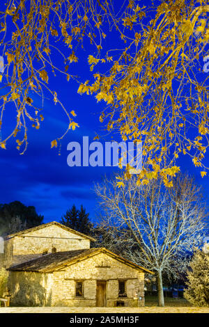 Kozani, Grecia. Il XI secolo bizantina ortodossa greca chiesa di Santa Maria Vergine, nel villaggio di Aiani, Kozani regione, Macedonia, Grecia. Foto Stock