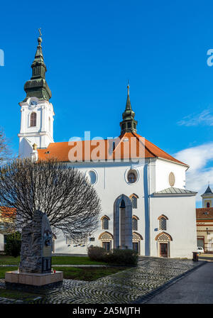 Chiesa di Saint Roch (ex Ali Pasha Moschea) Szigetvar in centro città, Ungheria Foto Stock