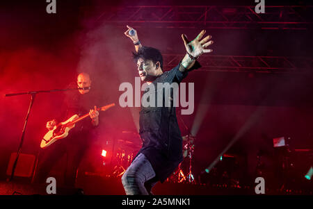 Gary Numan effettuando al O2 Academy Bournemouth. Credito: Charlie Raven/Alamy Foto Stock