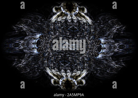 Fumo riciclato questa immagine è stata creata utilizzando varie fotografie del fumo che sono state poi maninpulated utilizzando le applicazioni software in ordine al processo di produ Foto Stock